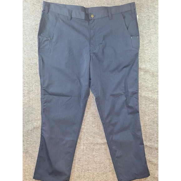 Carhartt Mens Relaxed Fit Rip Stop Utility Work Pants Outdoor Blue 42x30 NEW - Picture 1 of 10